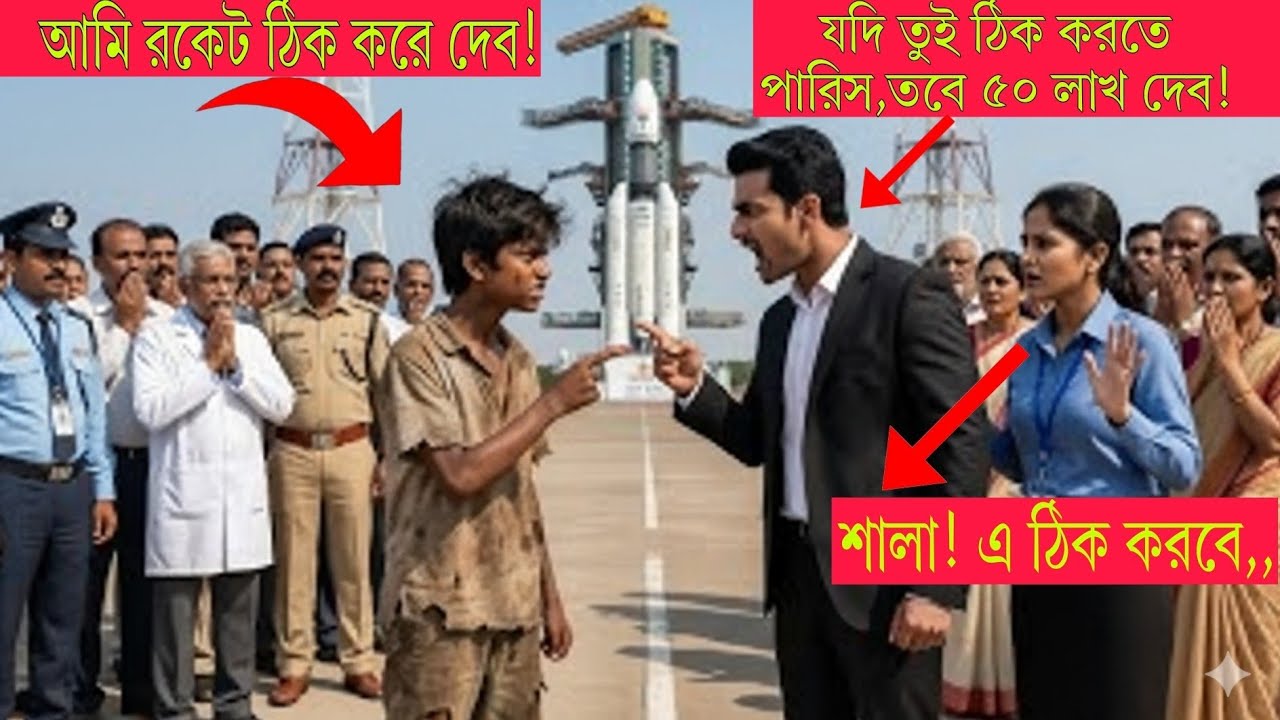 সবাই ভেবেছিল আবর্জনা কুড়ানি... কিন্তু সে ৫০০০ কোটির রকেট ঠিক করে দিল 😱" তারপর কি হলো