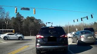 Nissan Altima drives distracted and rear ends car at red light (2018)