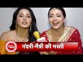 Exclusive fun segment with shrenu parikh and bhaweeka chaudhary on the set of maitree  sbb