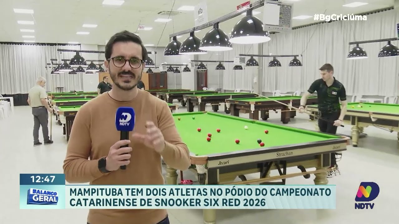 Atletas do Mampituba brilham no Estadual de Snooker 2026