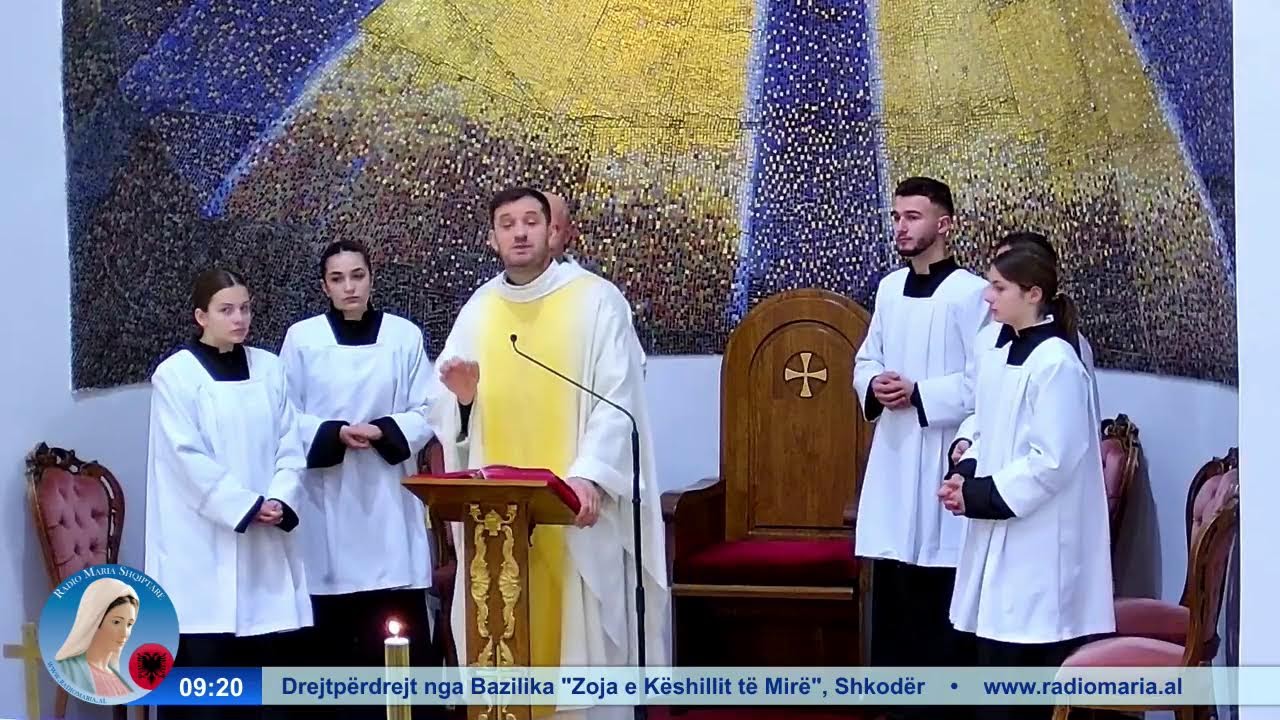Mesha e shenjtë nga Bazilika e Zojës së Këshillit të Mirë, Shkodër.