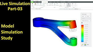 #03 Creo Live Simulation- Model Simulation Study