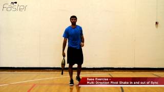 Base Exercise Core Stick Pivot and Shake