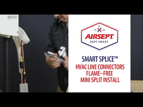 Let us show you how to install a Mini Split system with the revolutionary AIRSEPT Smart Splice™ HVAC Braze-Free Line Connectors.

Say goodbye to the hassle of traditional brazing and say hello to AIRSEPT Smart Splice™ HVAC Braze-Free Line Connectors! Save time, reduce labor costs, and achieve a professional-looking installation every time.

In this step-by-step tutorial, we will guide you through the entire installation process, using the AIRSEPT Smart Splice™ connectors. We will also provide helpful tips and tricks along the way to ensure a successful installation.

Don't forget to hit that subscribe button and turn on the notification bell to stay updated with our latest videos. And if you have any questions or need further assistance, feel free to leave a comment below. Our team is always here to help.

TIMESTAMP
0:02 Intro
0:15 Tools Needed
0:58 Lubricate threads
1:11 Insert Flaretite and install & tighten
1:52 Insert and install Flare to Line connections
3:40 Pressurize the system
3:49 Vacuum System
3:55 Charge System