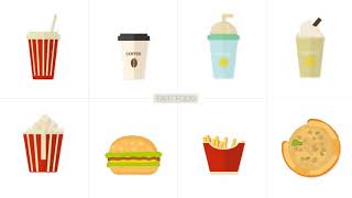 Flat Animated Icons 1000 | After Effects template
