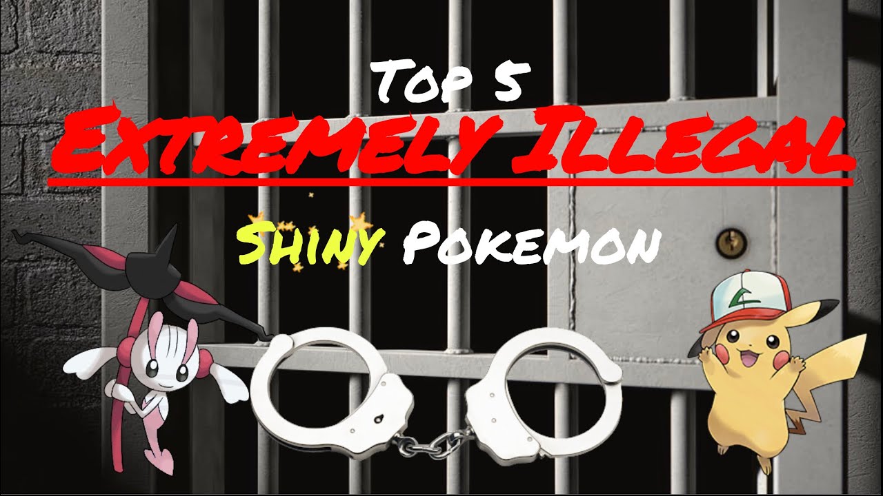 Top 5 EXTREMELY ILLEGAL shiny Pokémon 1) YouTube
