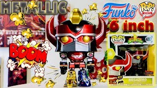 UNBOXING FUNKO POP - MIGHTY MORPHIN POWER RANGERS - MEGAZORD 6 INCH |VER.METALLIC| VINYL FIGURE