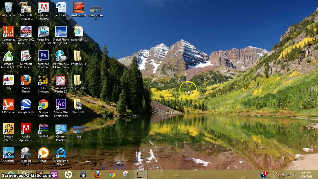 How to Change Windows 8 Desktop Background - YouTube