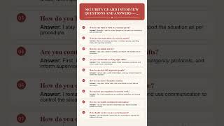 security guard interview questions and answers security guard job interview questions and answers security guard interview questions and answers security guard job interview questions and answers