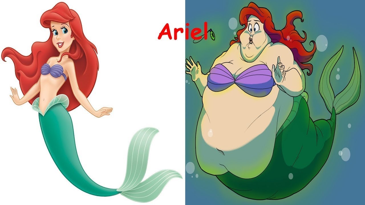 Disney Princess|Teen Titan|GoMutant Ninja Turtle As Fat