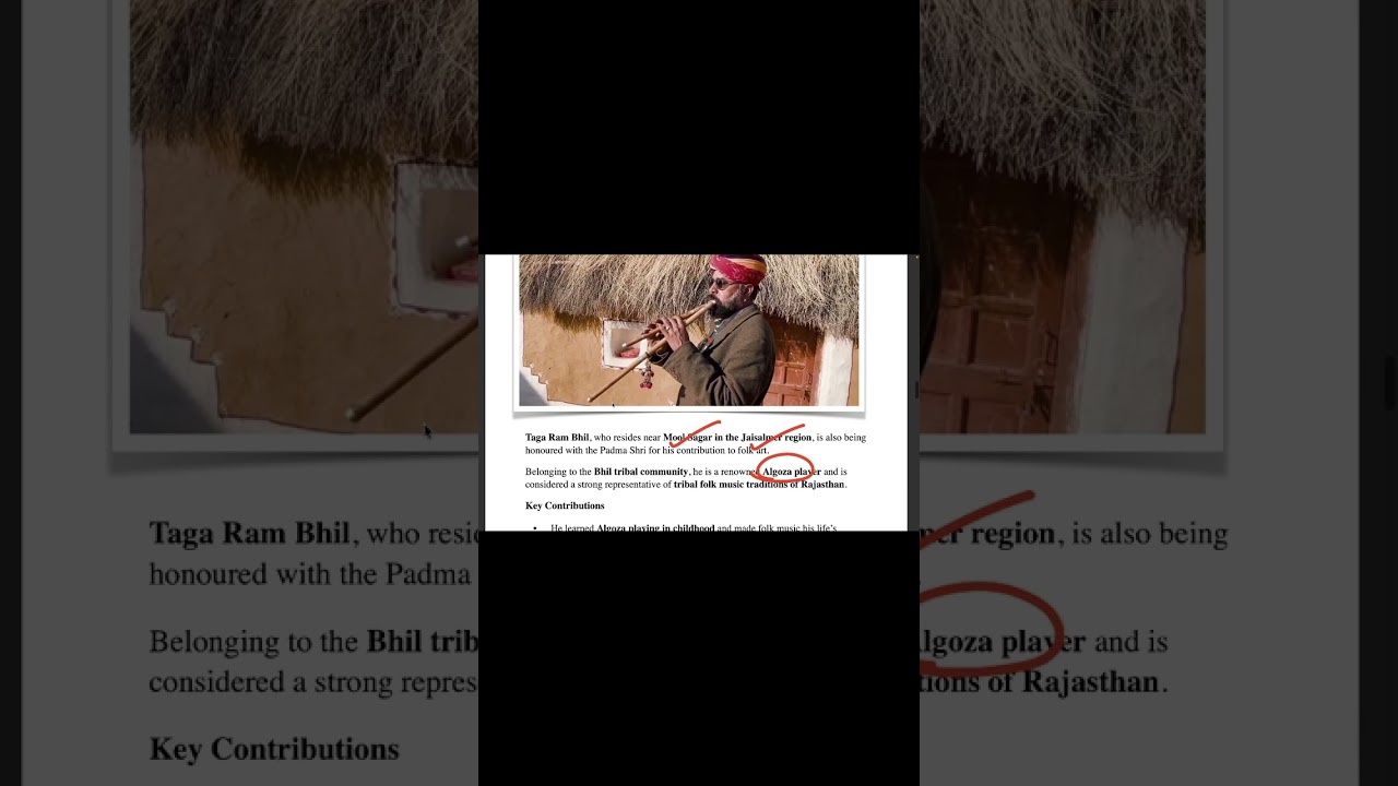 Padma Shree awards in Rajasthan 