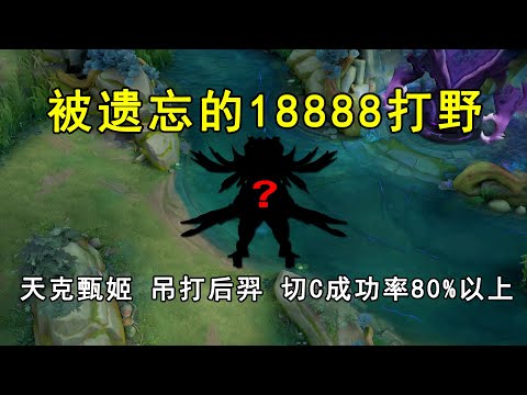 被遗忘的18888打野！天克甄姬，吊打后羿，切C成功率80%以上