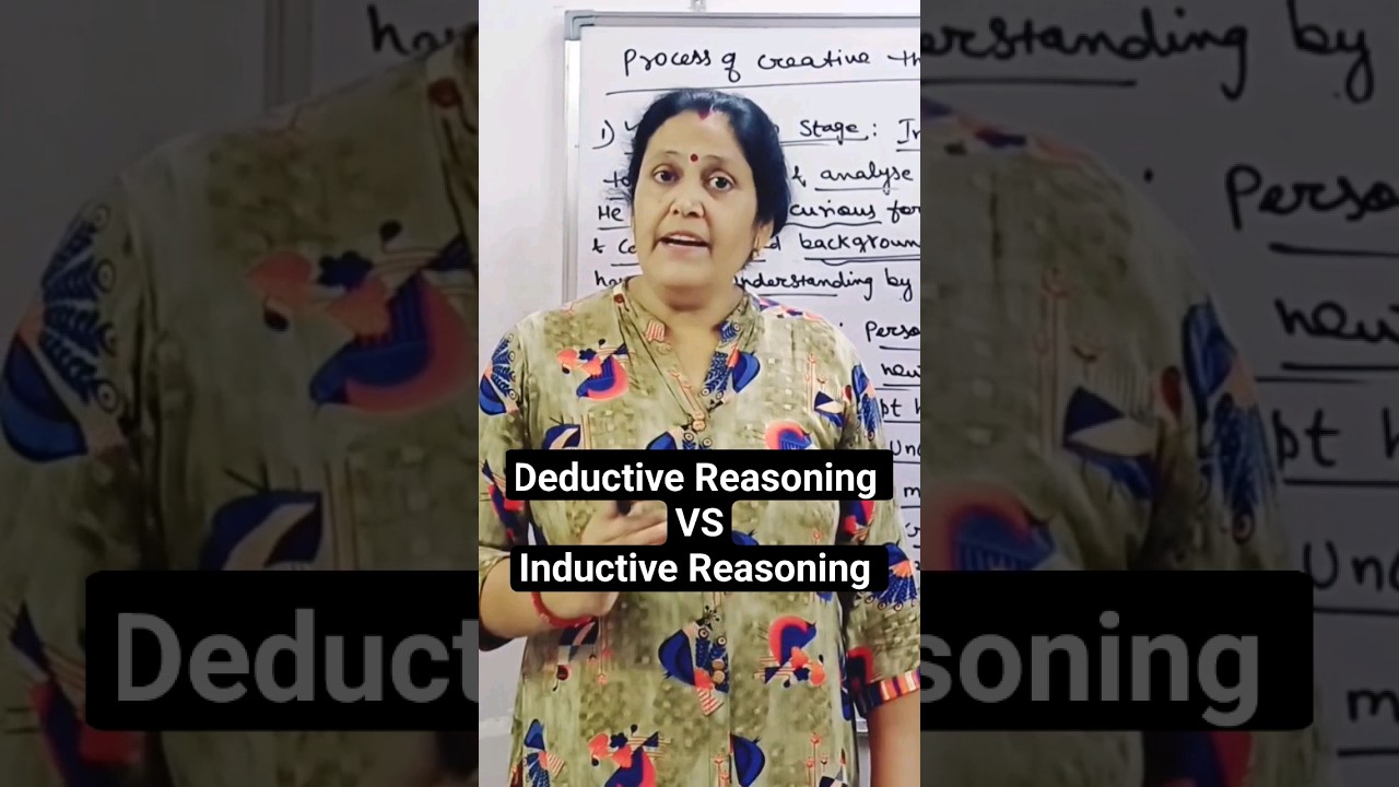 Deductive Reasoning vs Inductive Reasoning 