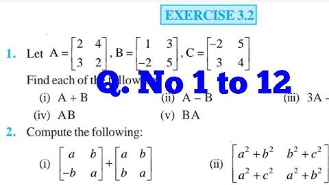 12th Ncert Maths exercise 3.2 by Nishant Tyagi