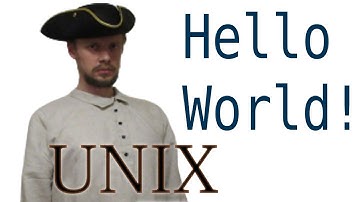 Hello World in UNIX Shell