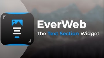 The Text Section Widget - EverWeb Responsive Website Builder