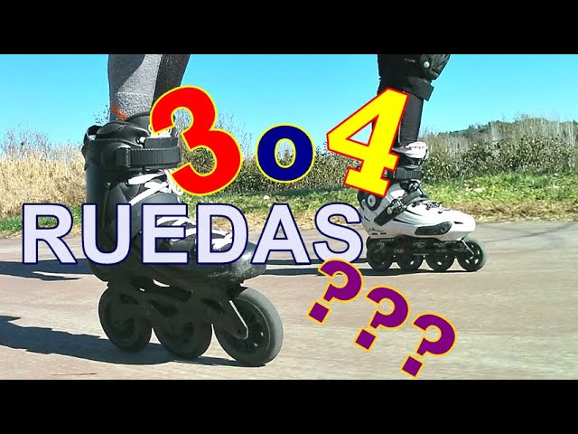 Patines de 3 o ruedas. Cual elegir.
