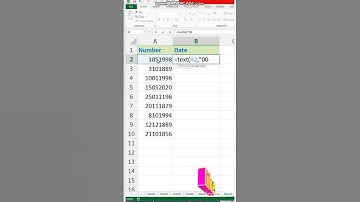 Convert any Number into Date #shorts #exceltricks #exceltips #tipsandtricks #exceltutorial