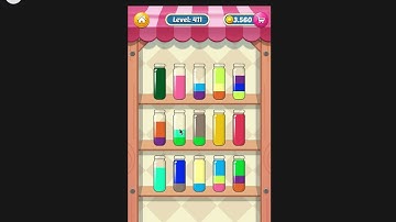Water Sort Puzzle I Level 411 I  Facebook I SOLVED