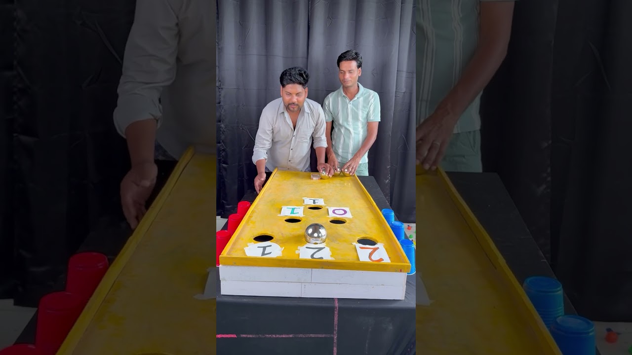 Vikash vs Suraj blue vs red cups drop collect hole win money challenge part 1111 