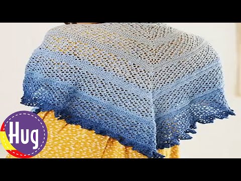 Horizonte Triangle Shawl - Simple Crochet - Part 2