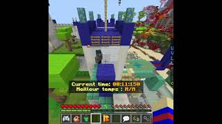 Moi qui fait du parkour sur CubeCraft #Minecraft #Shorts