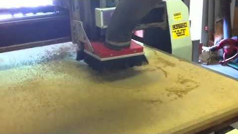 Multi cam Cnc router running