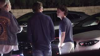 Spider-Man No Way Home Stars Tom Holland And Zendaya Keep A Low Profile While Leaving Matsuhisa