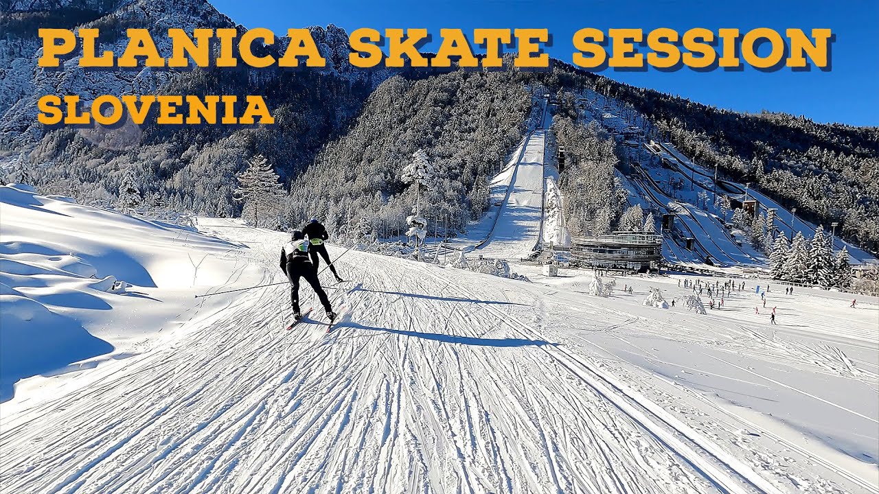 Planica winter solstice XC ski session | Slovenia| POV virtual ski run | 37 min | 4K UHD