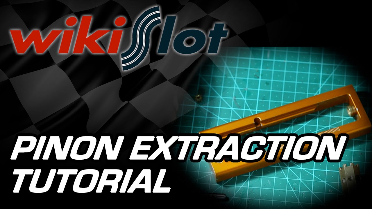 Basic tutorial how to set extract the pinon of a slot car engine YouTube
