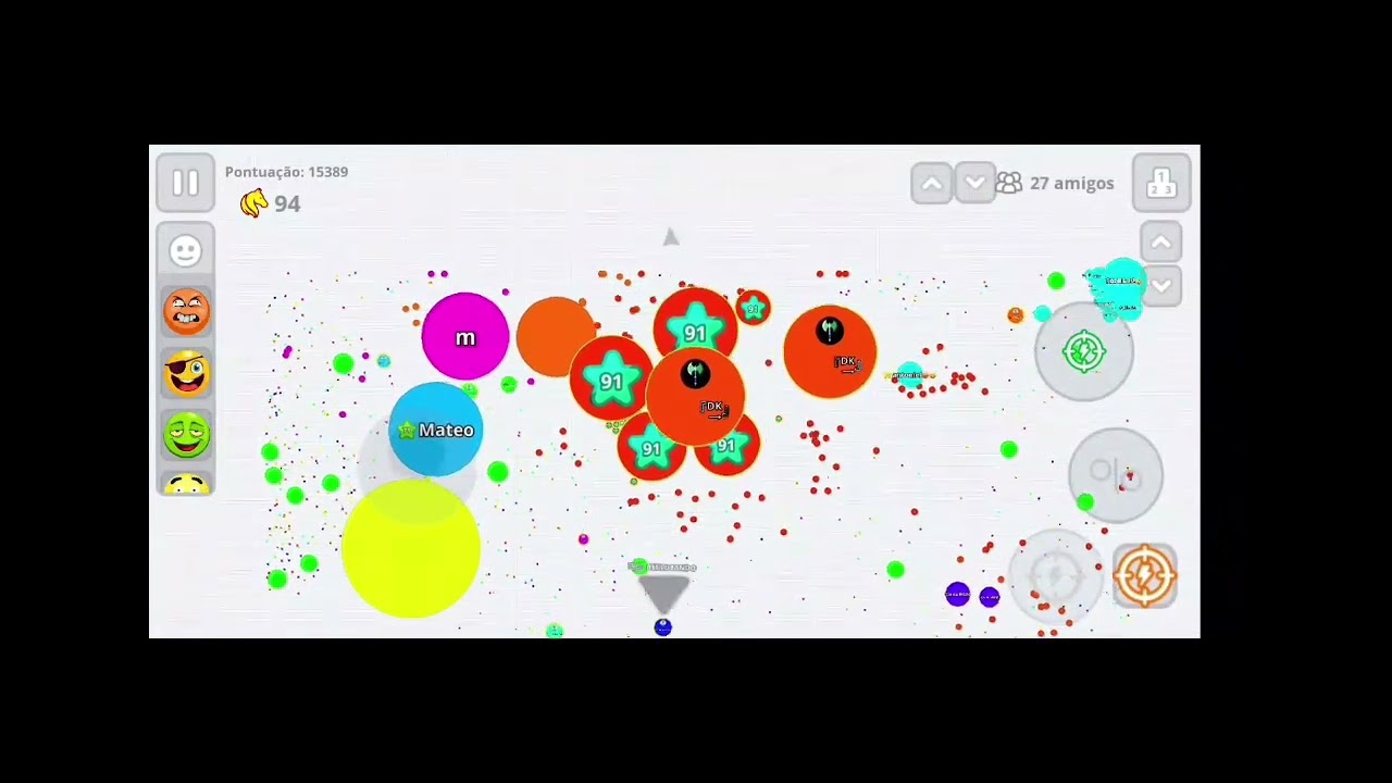PLAYING WITH FRIENDS (AGAR.IO MOBILE)