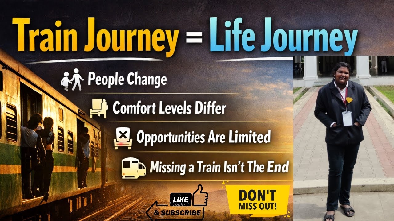 Train Journey = Life Journey | A Perspective That Will Stay With You