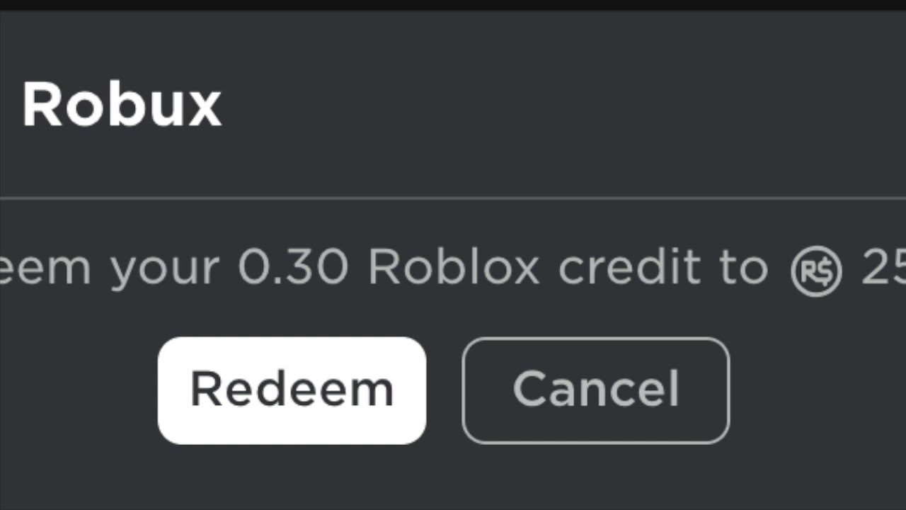 Leftover Roblox Credit Can Now Be Converted Into Robux Youtube - how to change roblox credit to robux