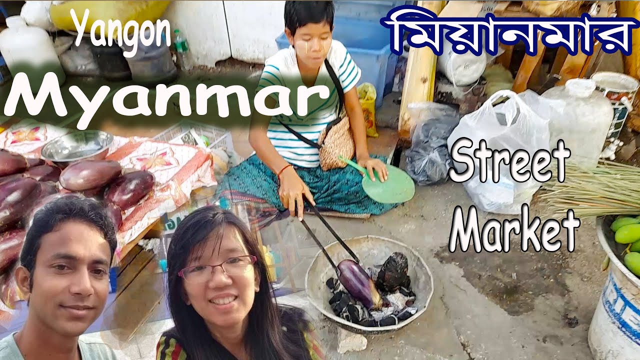 Eat Sleep in Yangon and enjoy street market tour in Yangon Myanmar