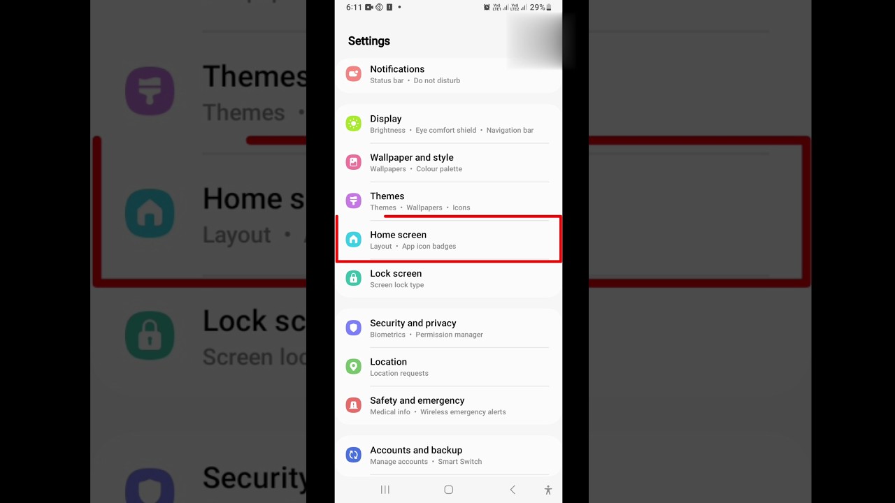 Home Screen layout || How to Change Home Screen Layout in sumsung mobile || 