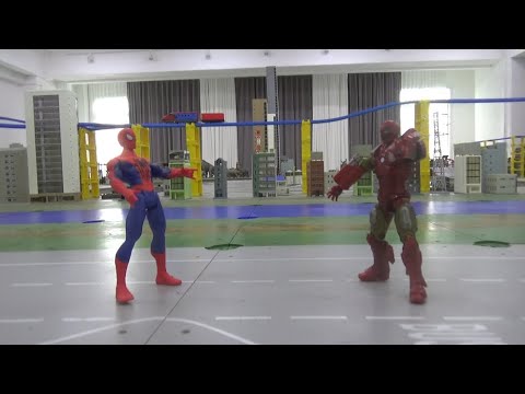 Spiderman vs <strong>Ironman</strong> Battle