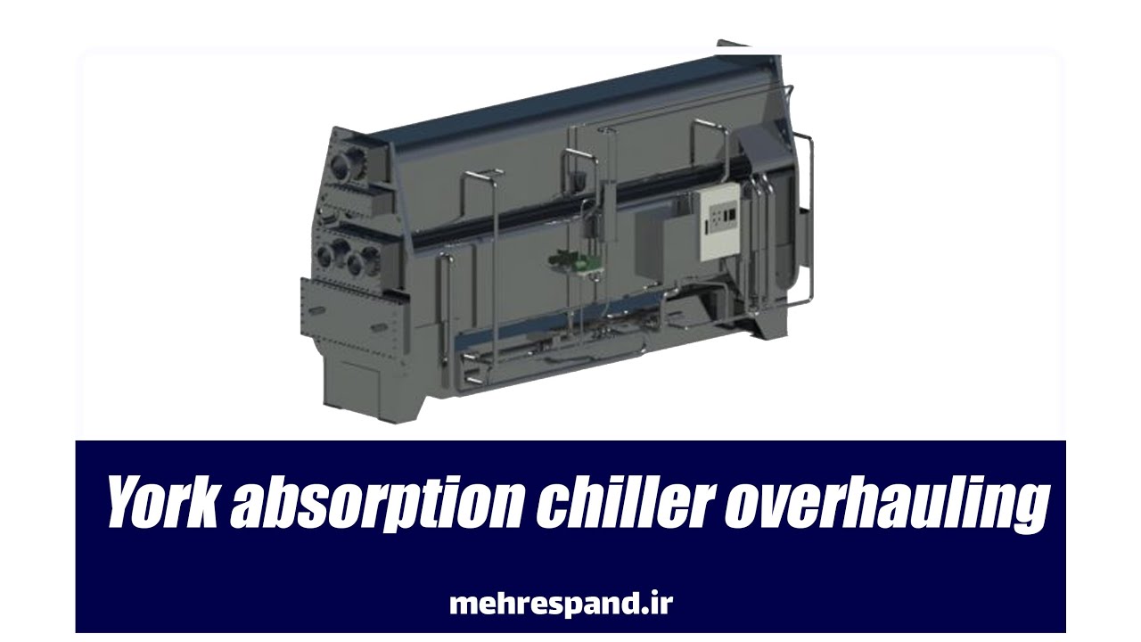 تعمیر چیلر جذبی ساری پویا York absorption chiller overhauling YouTube