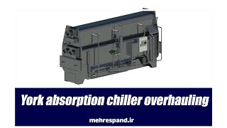 تعمیر چیلر جذبی ساری پویا -York Absorption Chiller Overhauling