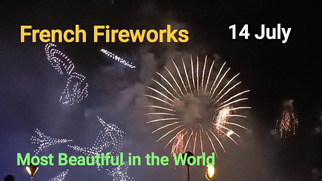 French Fireworks 🇨🇵 Most beautiful in the World 14th July...