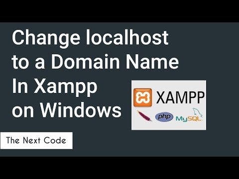 How to Change localhost to a Domain Name in XAMPP on Windows