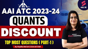 AAI ATC Quants Classes 2023 | Discount | AAI ATC Recruitment 2023 Quants By Gopika Ma