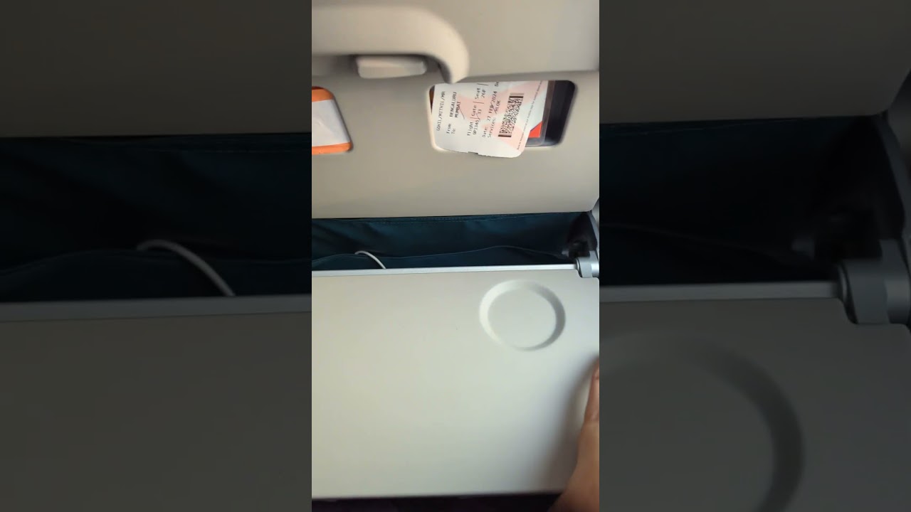 Akasa Air seat feature in 15 seconds