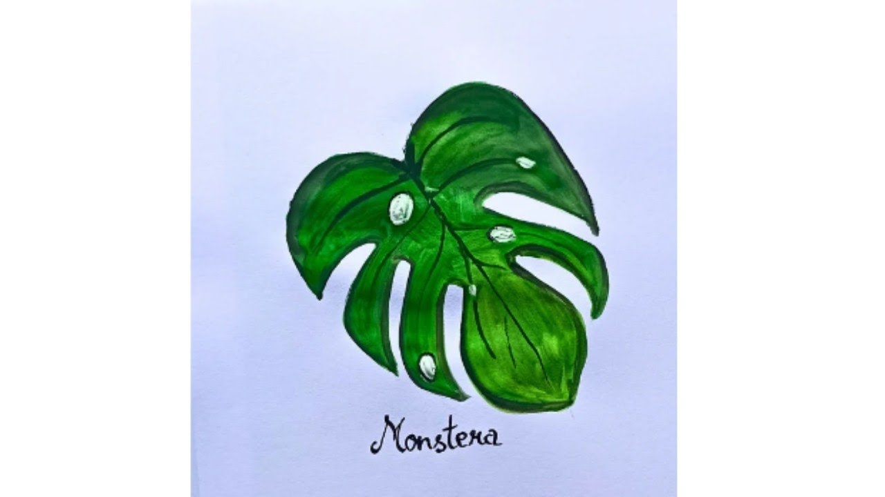 5 Different types of leaf painting ideas Easy Painting tutorial