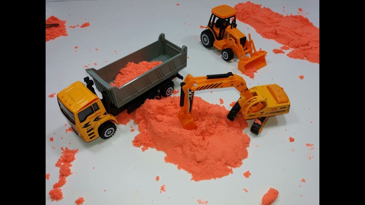 Toys Excavator  and Truck Mainan beko dan truk  YouTube 