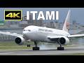 [4K] 伊丹空港 ボーイング機の離発着シーン集（2019年）/ Itami Airport 2019 : Boeing 737, 767, 777, 787