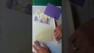 Stampin' Up! Split Card Technique using the stamp set, Beautiful Friendship