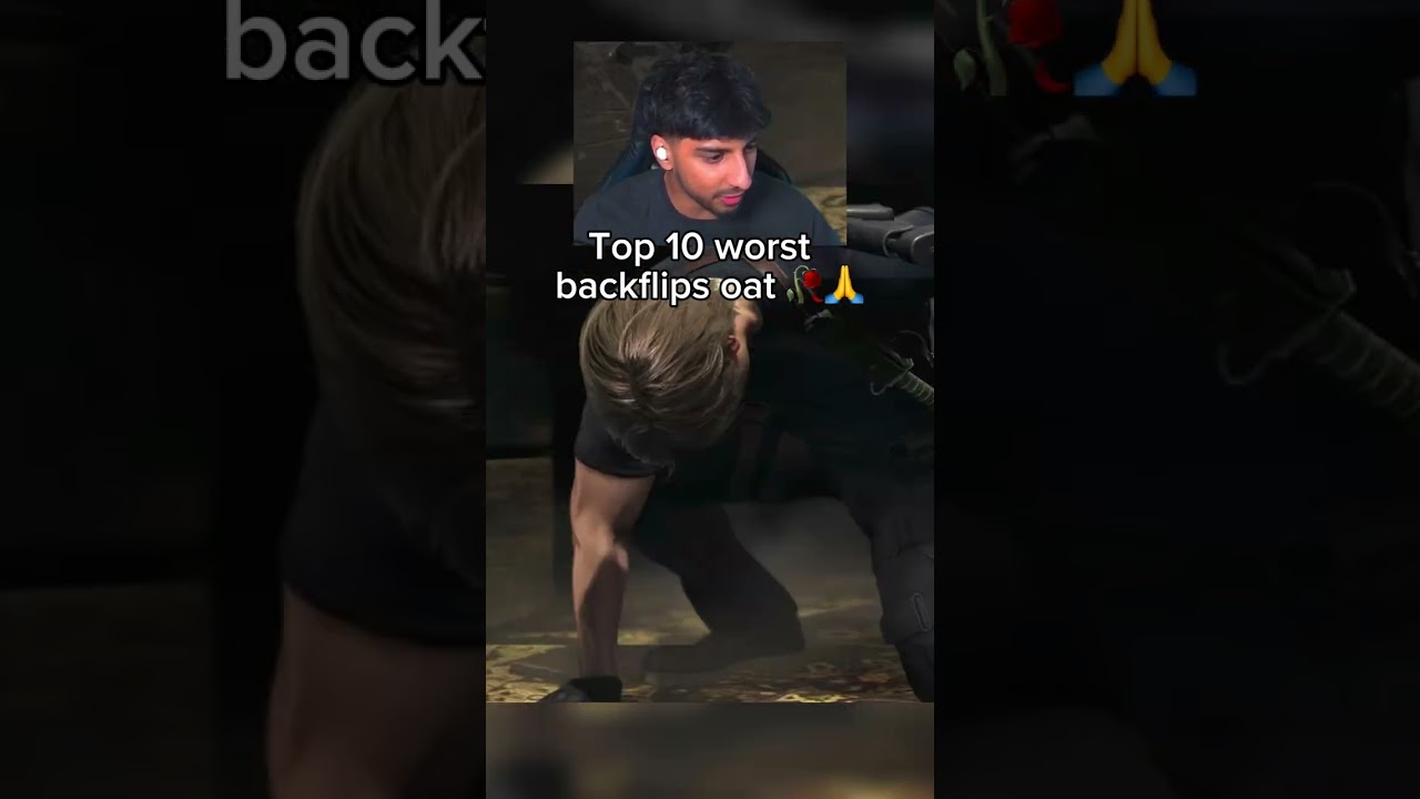 that backflip was NOT necessary 💀😭| #gaming #soul47 #streamer #shorts #residentevil4