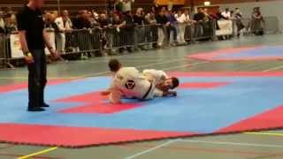 BJJ Dutch Open October 2014 Riccardo right mat& Raffi left mat