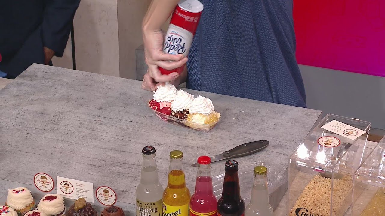 Celebrating National Banana Split Day with Lickity Split!