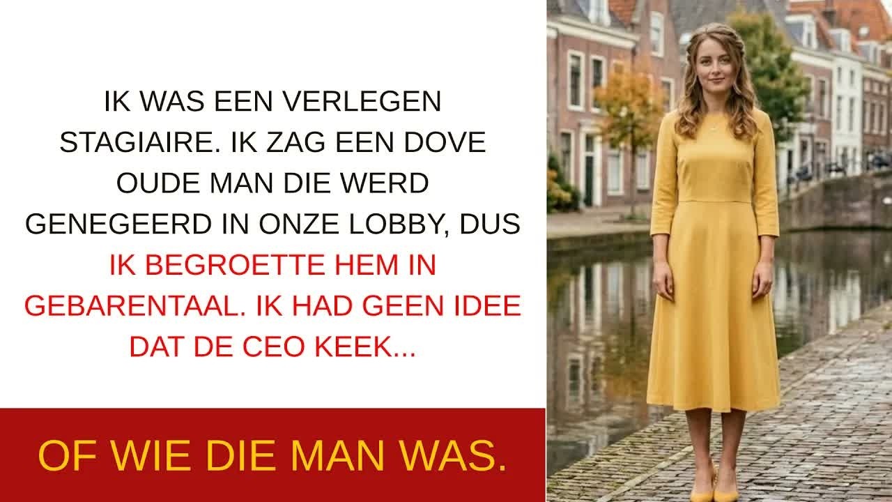 Die ochtend in oktober liep ik met een stapel presentatiemappen door de lobby van het reclamebureau waar ik stage liep, toen ik hem zag staan. Een oudere man met zilvergrijs haar, alleen, zijn...
